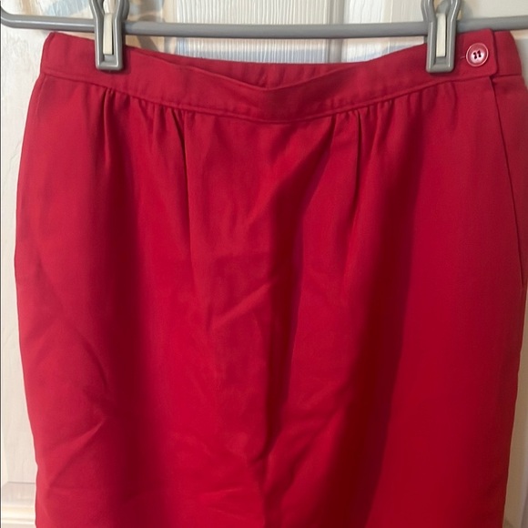 Pendleton Red Pencil Skirt - Picture 7 of 7
